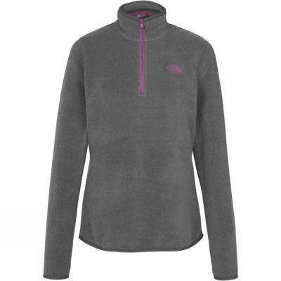 Fleece The North Face Cornice 1/4 Zip Mujer Gris - Chile CVK032976